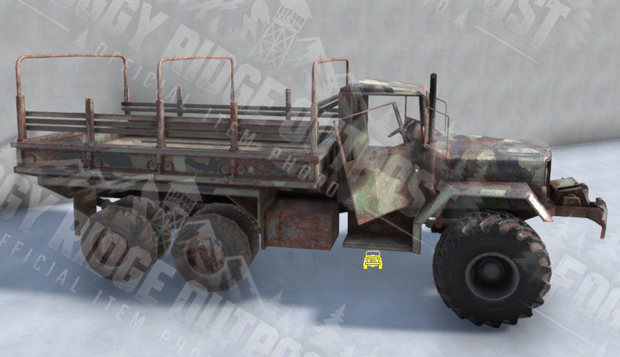 Classic Army Truck Empty