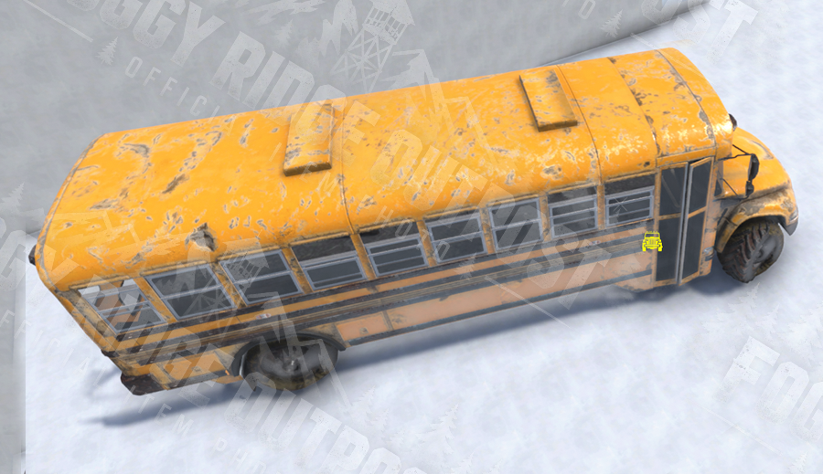 Classic Long School Bus