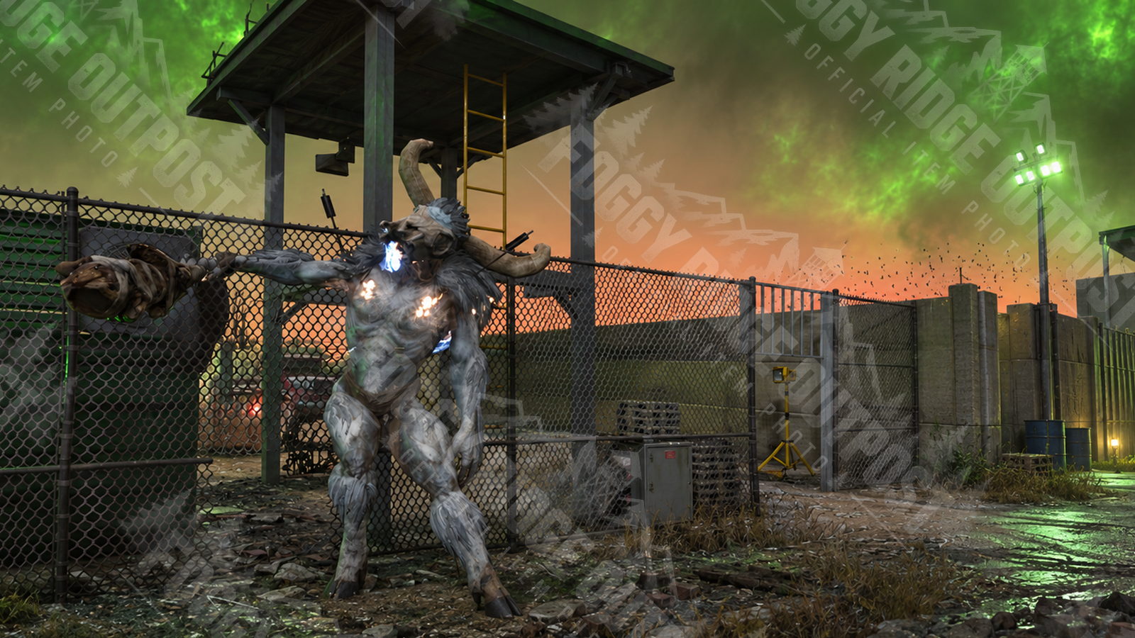 The original Foggy Ridge Bigfoot prowling the Wasteland at night—before fame went to his enormous head.