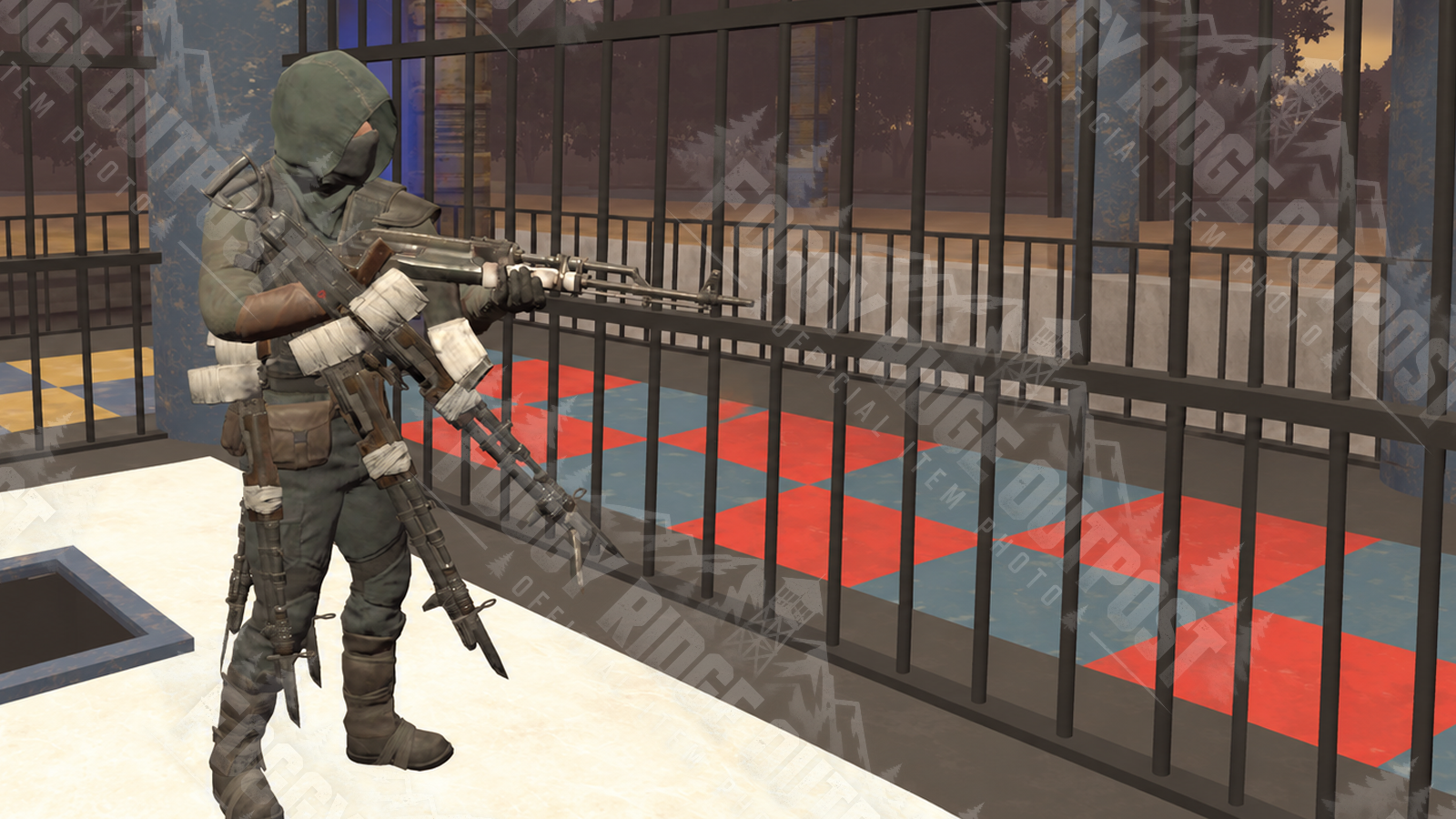 A weapon glitch gave this survivor four or five guns at once. Subtlety was never an option.