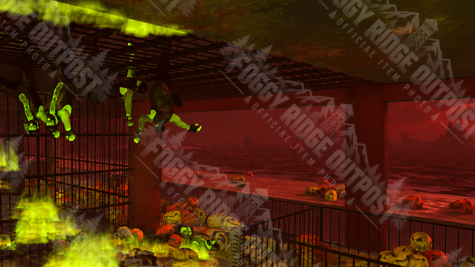 The horde went so badly that zombies became ceiling decorations. Security deposit officially forfeited.