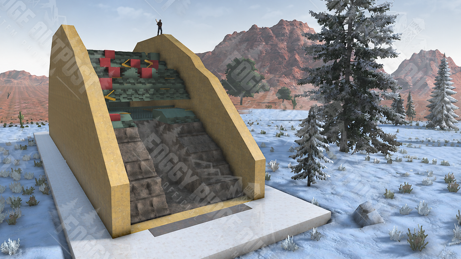 FreshAvacadoos served a delicious taco in the snow. Crispy shell, frozen filling, zero health inspection.