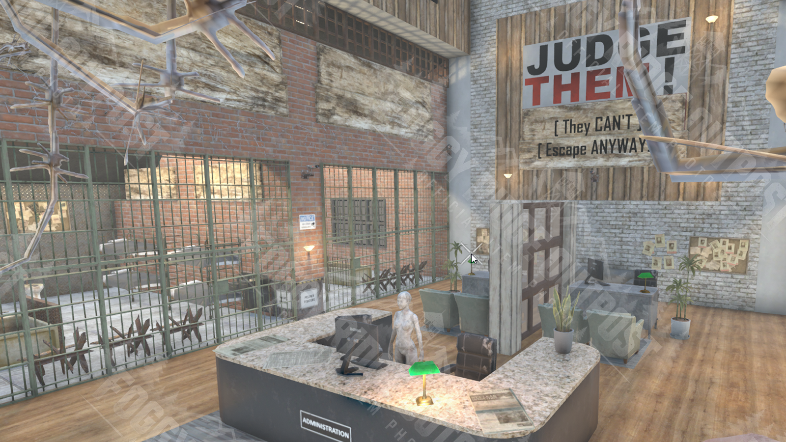 The old FRPD jail, where Foggy Ridge criminals received free lodging and absolutely terrible reviews.