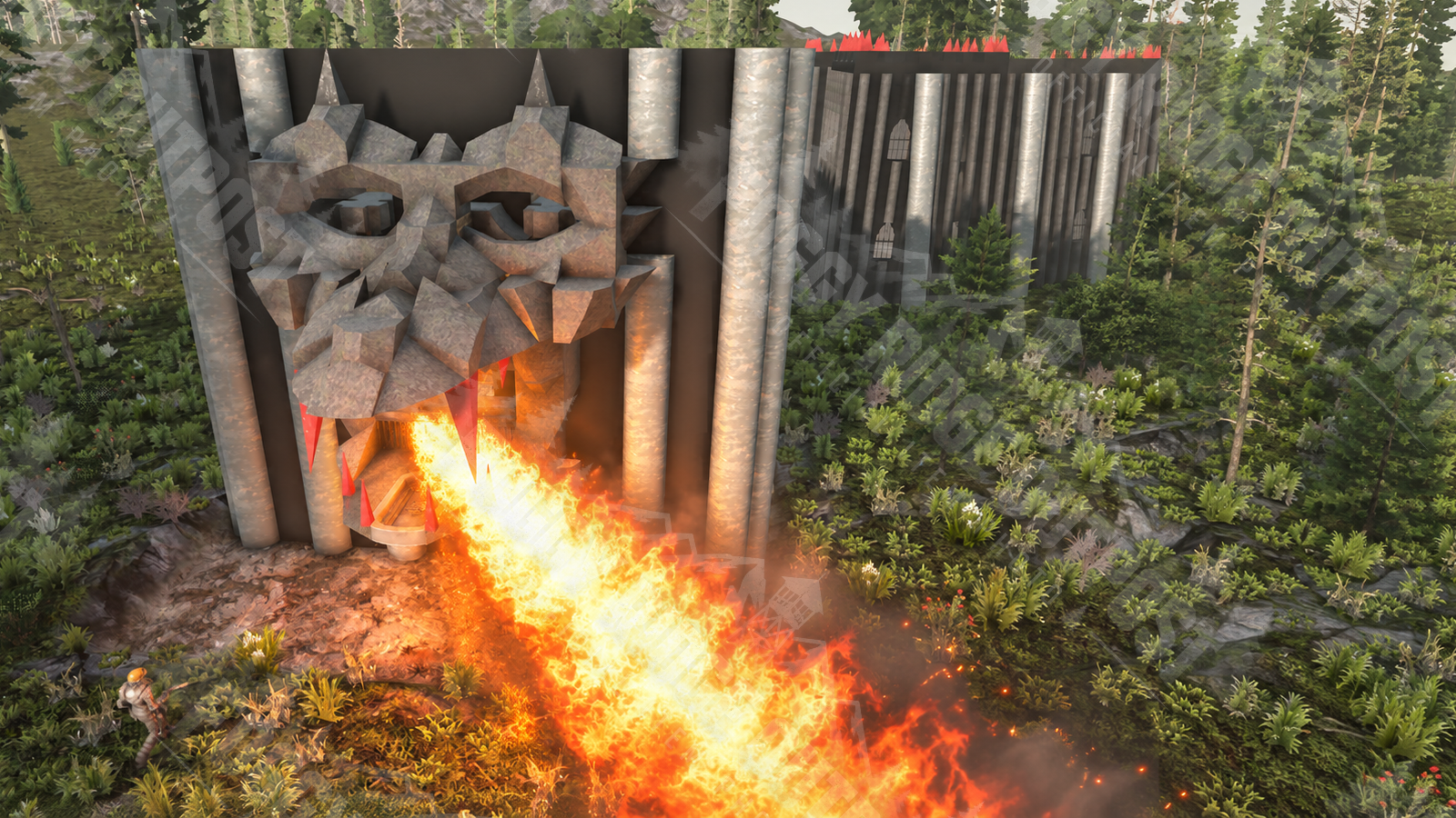 Walk inside Khaleezia’s fire-breathing dragon for photos. Please keep arms, legs, and eyebrows away from the flame.